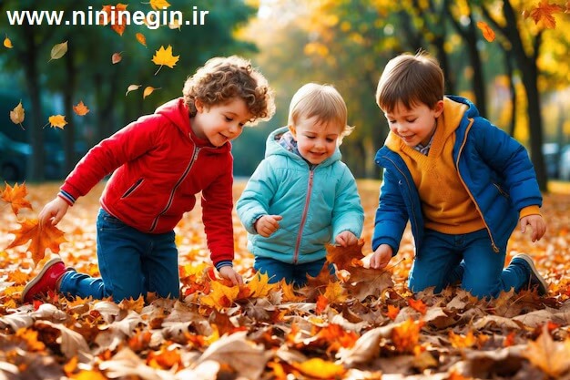 استایل پاییزی برای کودکان