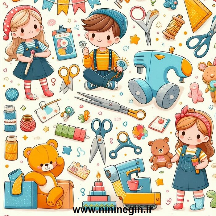 تولید لباس بچه گانه در خانه