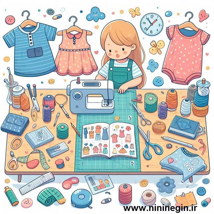 دوخت لباس بچه گانه